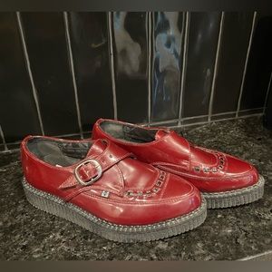 T.U.K Oxblood creepers